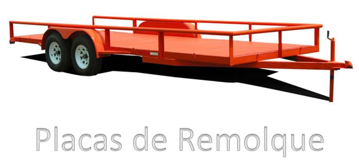 Placas de Remolque CDMX